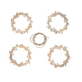 Rayher Wooden Decoration Wreaths 4 Pack