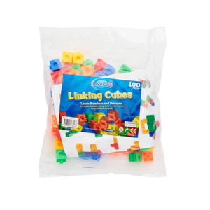 Coloured Linking Cubes (Pack 100)
