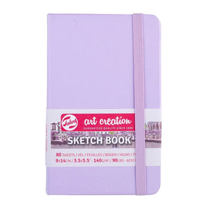 Talens Sketchbook 9x14cm 140g 80 Sheets - Violet