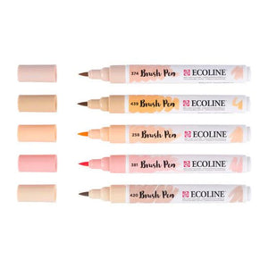 Ecoline Brush Pen Set 5 Portrait