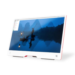 Raspberry Pi Monitor Red/White