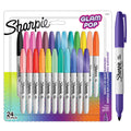 Sharpie Fine Permanent Markers 24 Pack Glampop Colours
