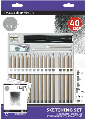 Simply Sketching set 40 pieces DNR