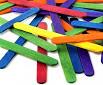 Lollipop Sticks Coloured 500 Pack