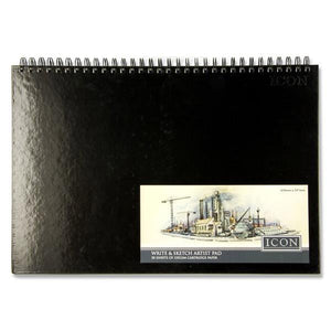 Icon Wired Sketchbook Hardback A3 135g 50 Sheets