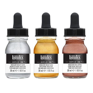 Liquitex Pro Acrylic Ink 3x30ml Iridescent Set