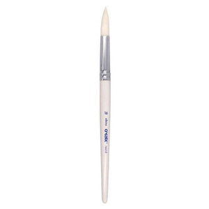 Cr Albino Syn Short Handle Round Brush No 16