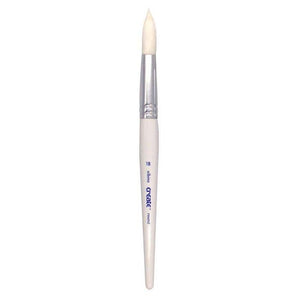 Cr Albino Syn Short Handle Round Brush No 18