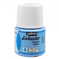 Pebeo Setacolor Opaque Fabric Paint 45ml Sky Blue DNR