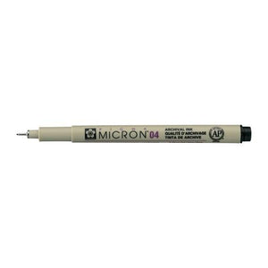 Sakura Pigma Micron 04 Fineliner - 0.40 mm - Black - Single
