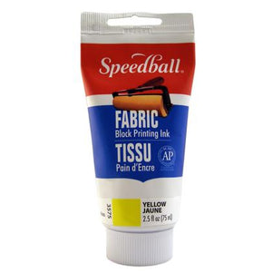 Speedball Fabric Block Printing Ink 75ml (2.5oz) - Yellow
