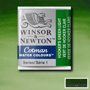 Hookers Green Light Half Pan Cotman Watercolour