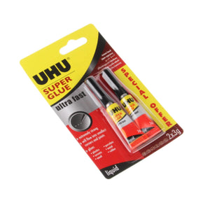 UHU Superglue 2x 3g Ultra Fast