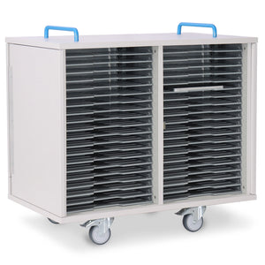 LYTE Laptop Dbl Door Charging Storage Trolley  32