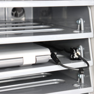 LYTE Laptop Dbl Door Charging Storage Trolley  32