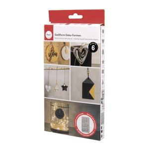 Rayher Silicone Mould Decorative Shapes 6 Moulds