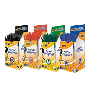 Bic Cristal Ballpoint 50 Pen Range