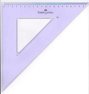 Faber Castell Set Square 45 degree 30cm