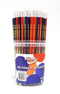 Supreme Pencil HB Rubber Top 72 Pack