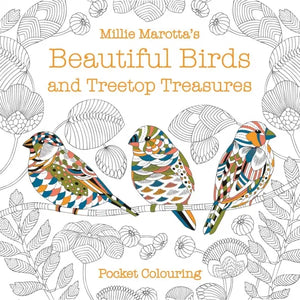 M. Marotta's  Beautiful Birds and Treetop Treasures Colouring Book