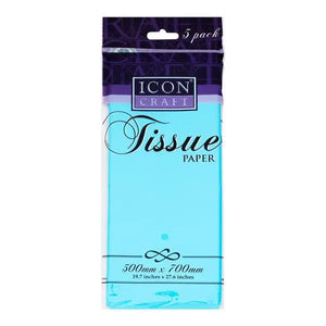 Icon Craft Tissue Paper Baby Blue 5 Pack