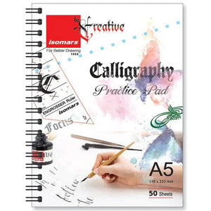Calligraphy Practice Pad A5 50 Sheets