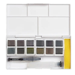 Derwent Graphitint 12 Pan Palette