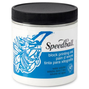 Speedball Water-Soluble Block Printing Ink 8oz 236ml Range