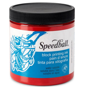 Speedball Water-Soluble Block Printing Ink 8oz 236ml Range