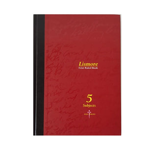 Lismore 5 Subject Coloured Books A4 400pg
