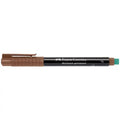 Faber Multimark Marker Perm FINE  Brown Sgl