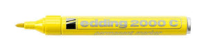 Edding 2000 Perm Marker narrow tip Yellow DNR