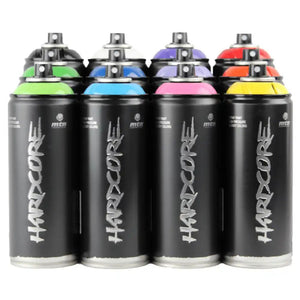 Montana Hardcore Spray Paint 400ml Metallic Colour Range