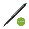 Faber Castell Multimark Permanent Marker Superfine Black 10 Pack