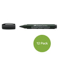 Faber Castell Permanent Markers 12 Pack Range