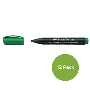 Faber Castell Permanent Markers 12 Pack Range