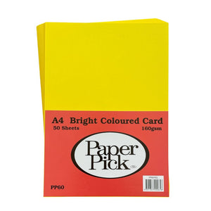 Paper Pick A4 Card Assorted Colours