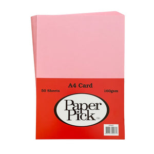 Paper Pick A4 Card Assorted Colours