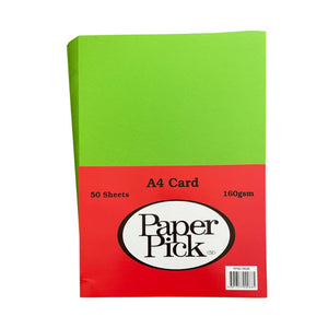 Paper Pick A4 Card Assorted Colours