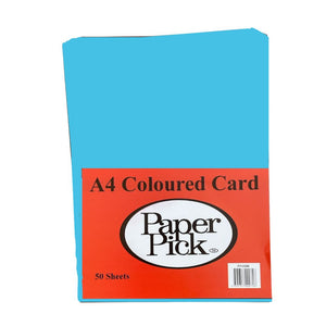Paper Pick A4 Card Assorted Colours