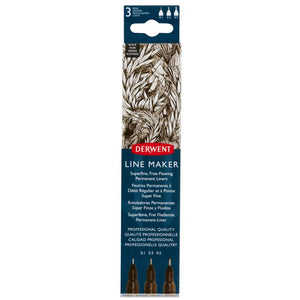 Derwent Line Maker Black 3 Pack