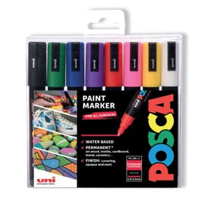 Posca PC-5M Medium Bullet Tip Markers 8 Pack
