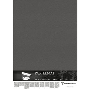 Pastelmat 50x70cm 360g Anthra 5 Sheets