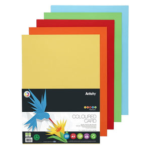 Premier Activity A3 160gsm Card 200 Sheets Rainbow