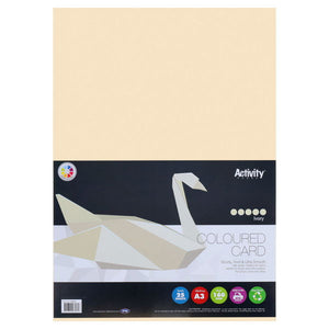 Premier Activity A3 160gsm Card 25 Sheets Ivory