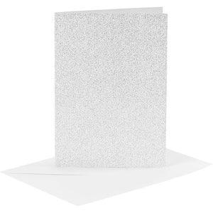 Cards & Envelopes A6 Glitter 4 Pack Range