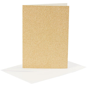 Cards & Envelopes A6 Glitter 4 Pack Range