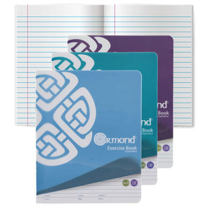 Ormond Copy Book No.11 120pg Assorted Colours