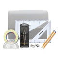 PolyBox Clutch Pencil Compass, with Tape & SG Set Square