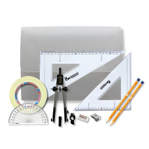 PolyBox with Pen Holder Compass, Tape & SG Set Square